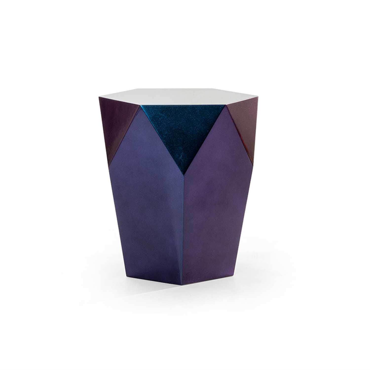 Avatar Yan Sehpa | Koltuk Sehpası | Metalik Boya