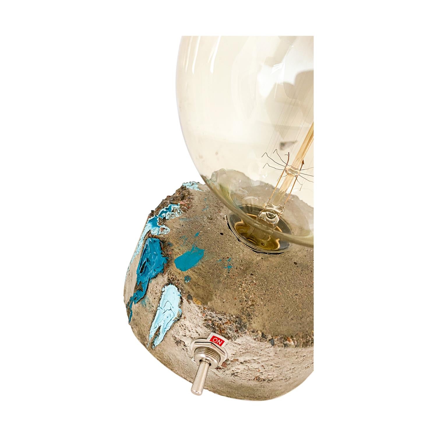 ReHome Blue Moon Beton Masa Lambası