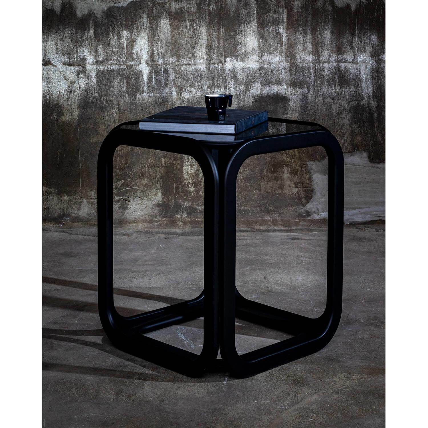 Camaro Yan Sehpa | Koltuk Sehpası | Cam | MDF