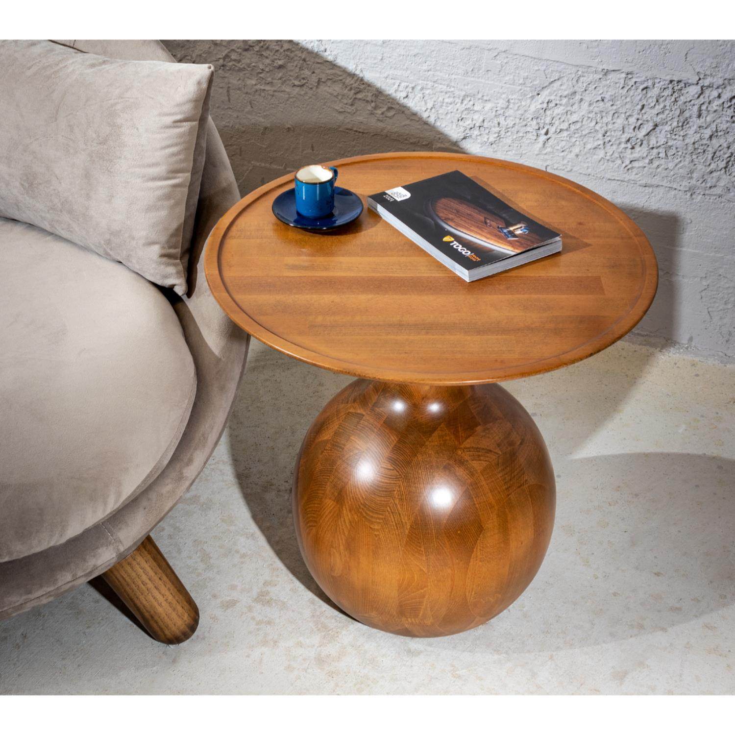 Chubyy Yan Sehpa | Mantar Sehpa | MDF | Kahverengi