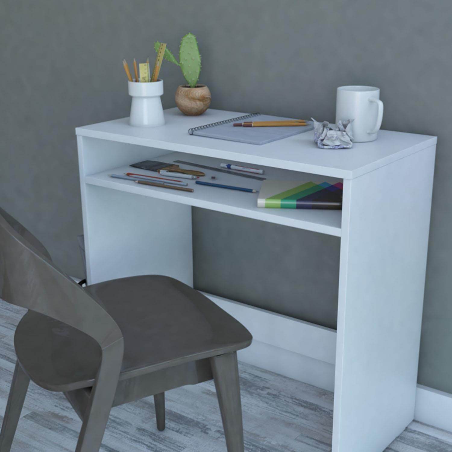 Beyaz Bölmeli Masa Rehome