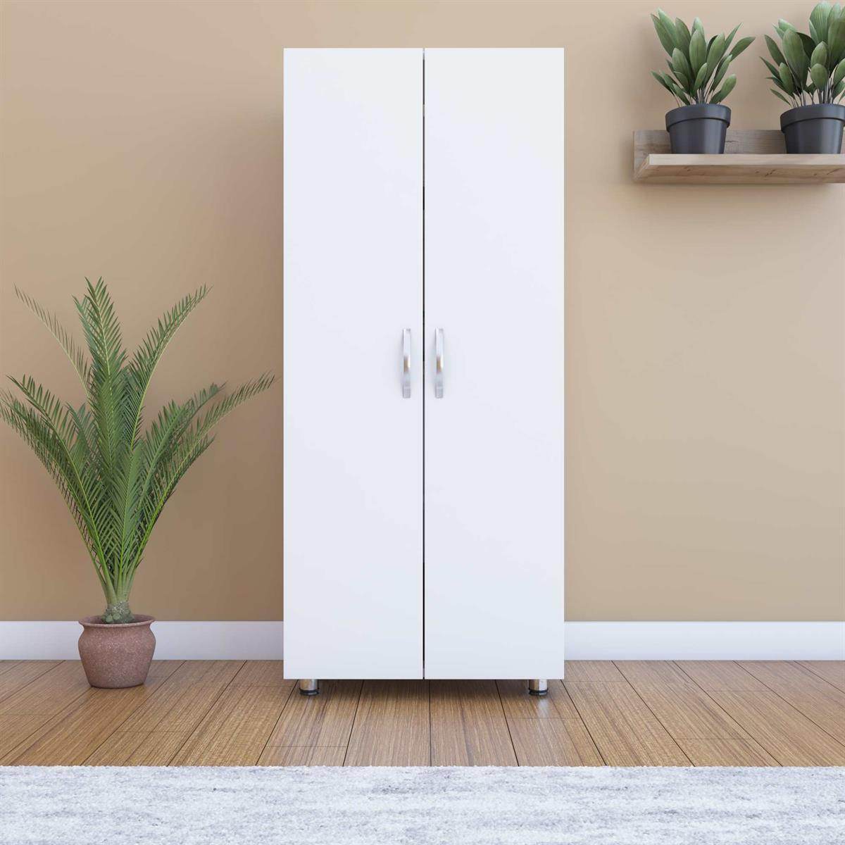 ReHome Dienni Dört Raflı Çok Amaçlı Dolap