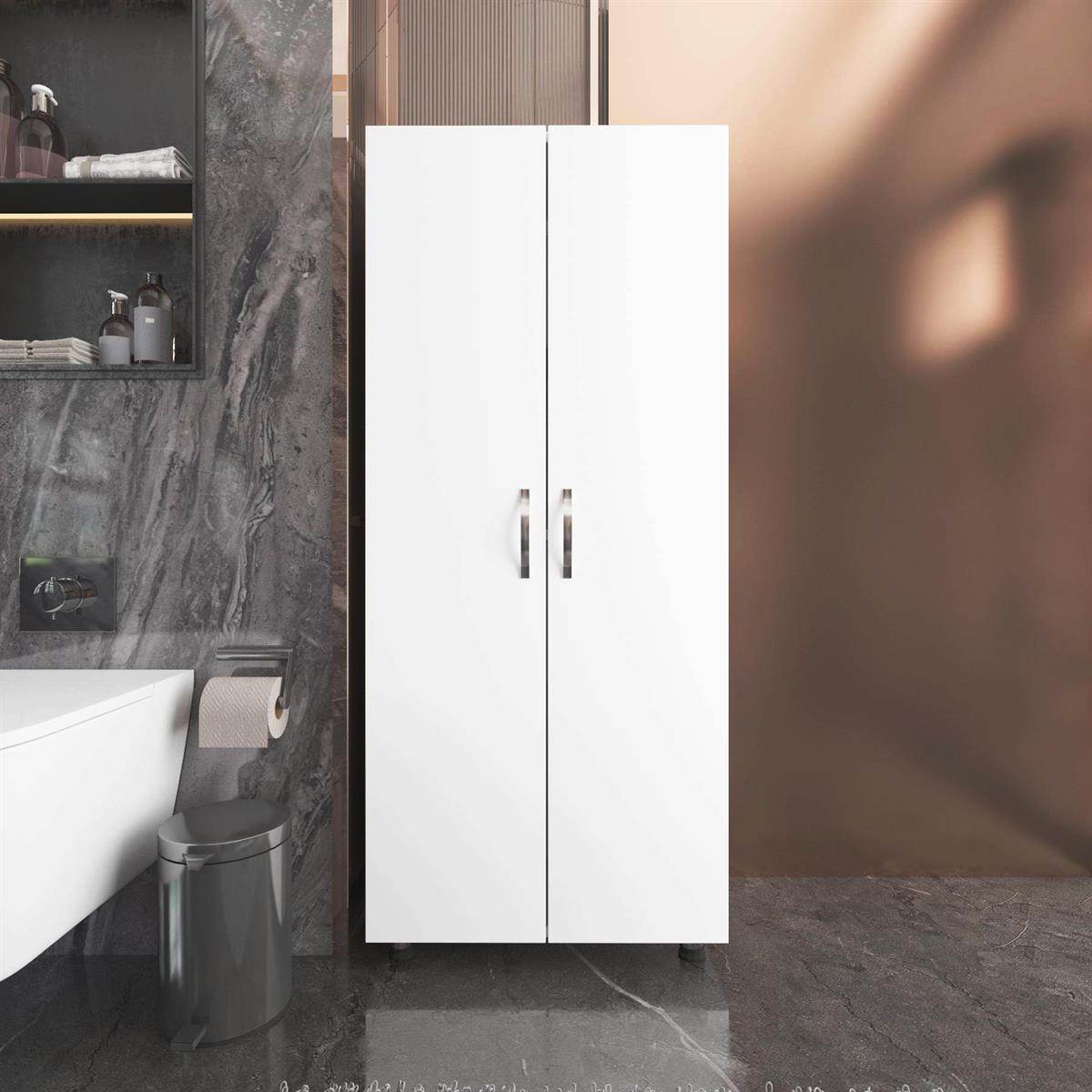 ReHome Dienni Dört Raflı Çok Amaçlı Dolap