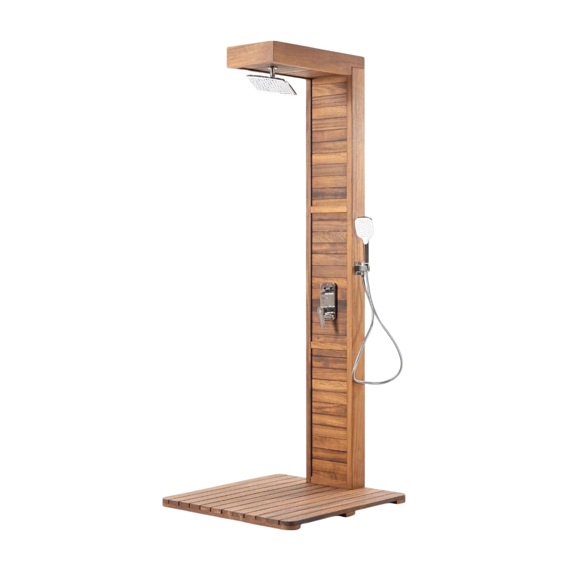 Rehome Eiffel İroko Bahçe Duşu | Duş Kulesi | Dış Mekan Havuz Duş Seti