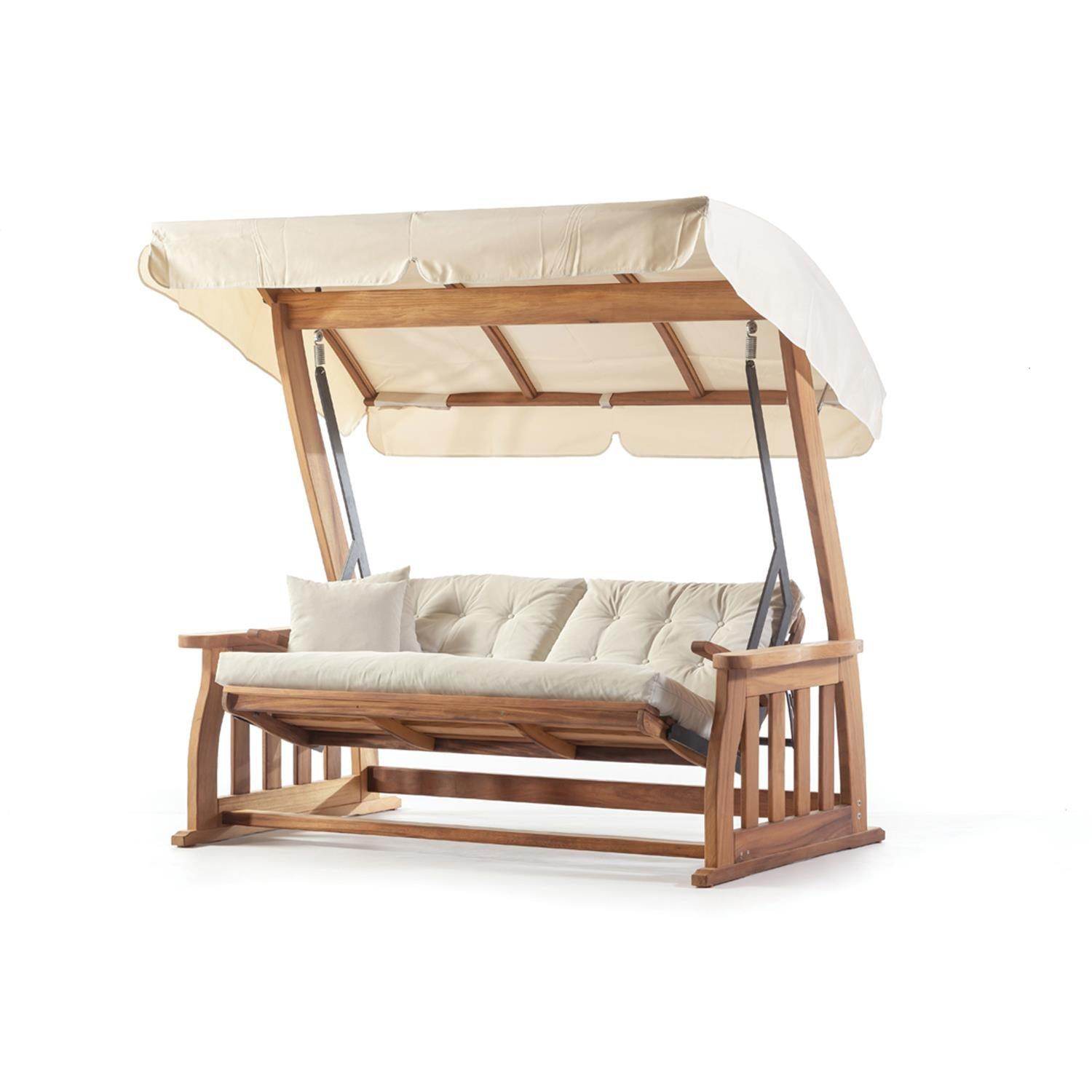 Falcon Ahşap Dış Mekân Bahçe Salıncağı | Teras Salıncağı | Rehome