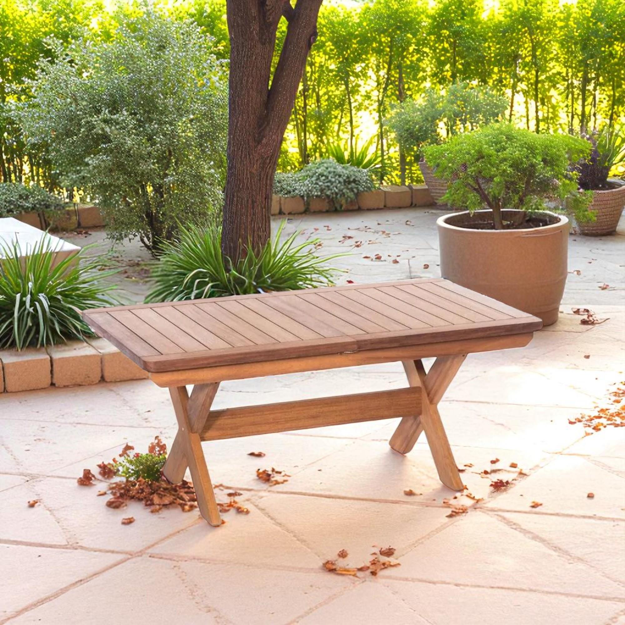 ReHome Focus 180x50 İroko Ahşap Mutfak Salon Ağaç Masa