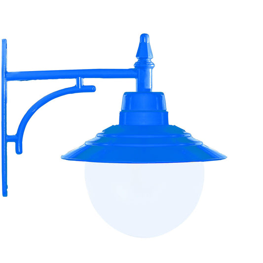 Bahçe Aydınlatma Apliği | Gloplu Aplik | Mavi | Rehome