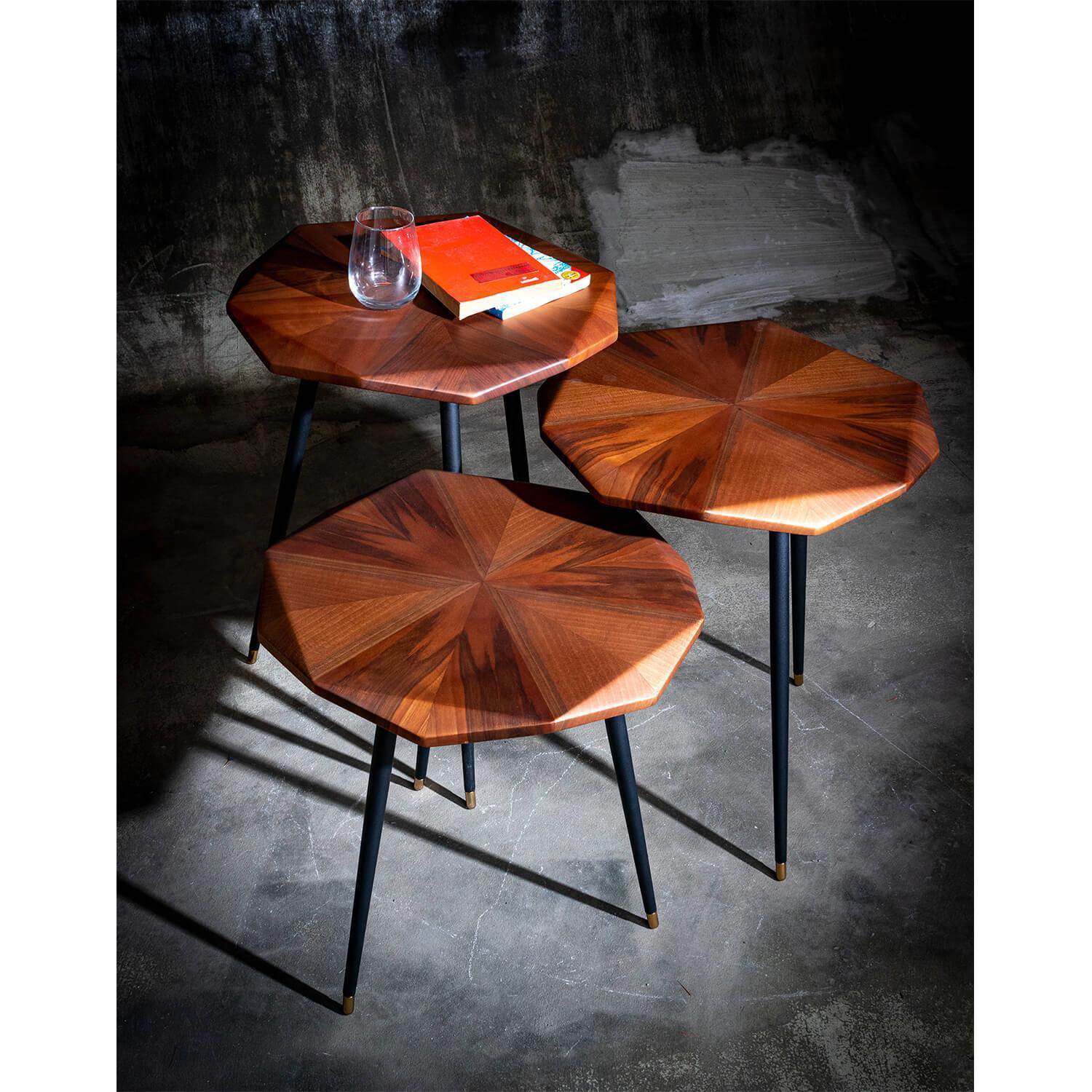 Golf Servis Sehpası | Zigon Sehpa | 3’lü Sehpa Takımı | MDF