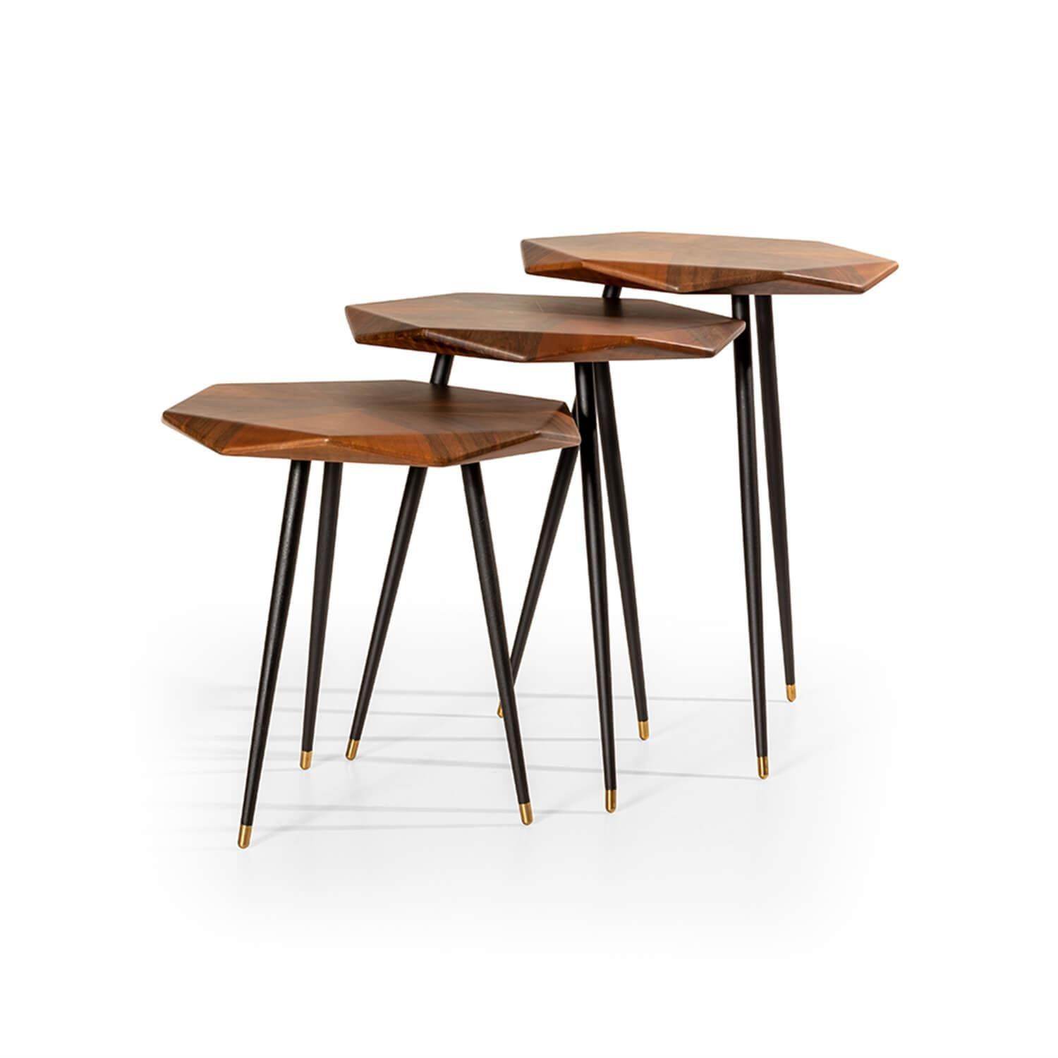 Golf Servis Sehpası | Zigon Sehpa | 3’lü Sehpa Takımı | MDF