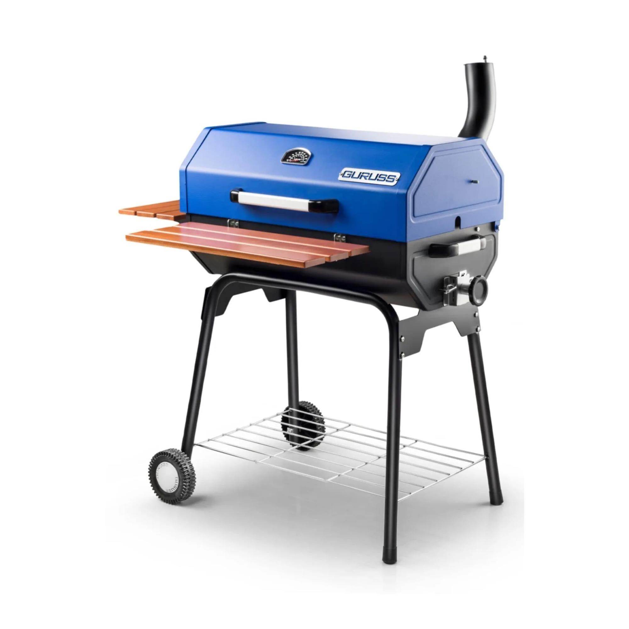 Guruss CG-075 Barbekü Mangal | Kömürlü | 75 Cm | Gece Mavisi | Tam Set