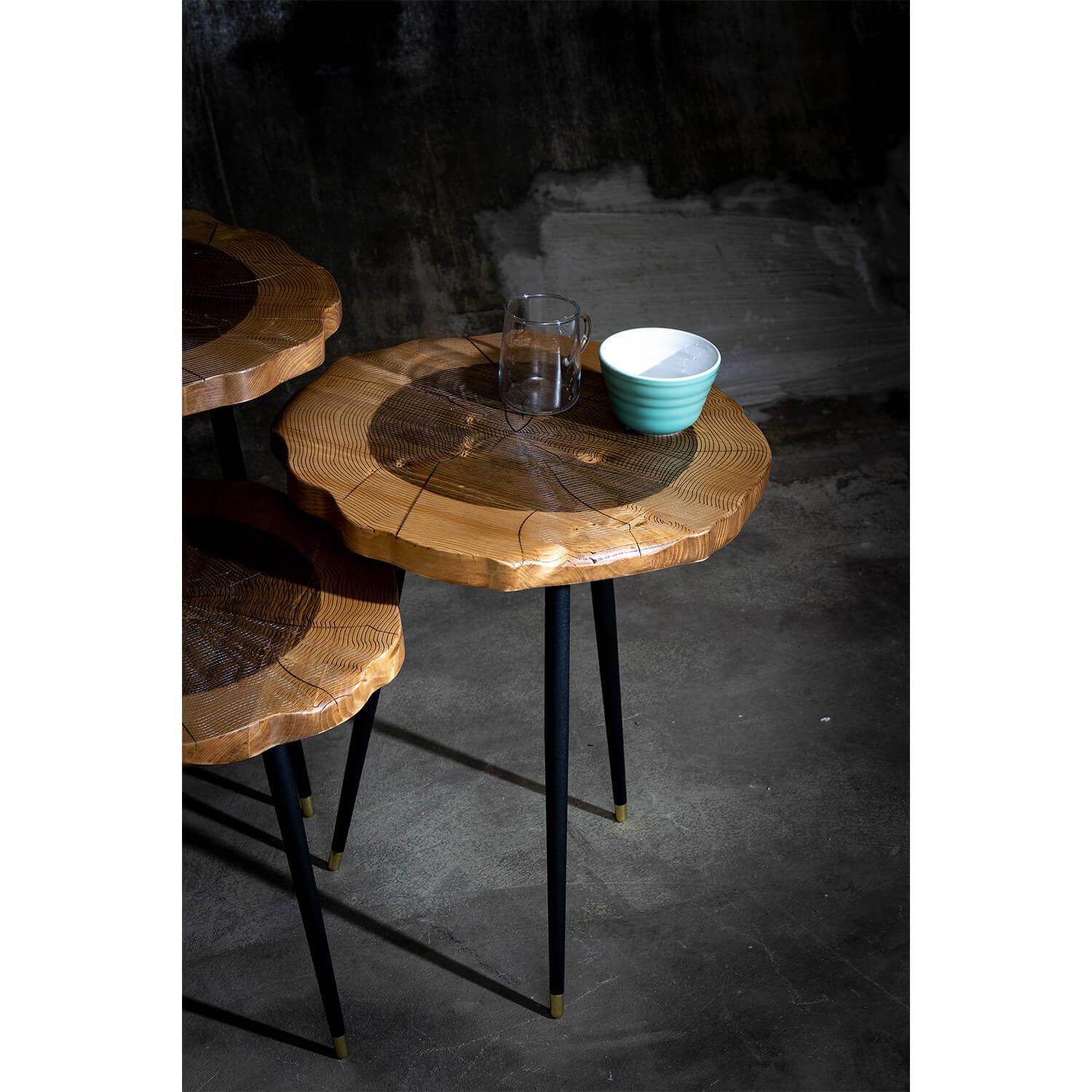 Harley Zigon Sehpa | Servis Sehpası | Üçlü Sehpa Seti