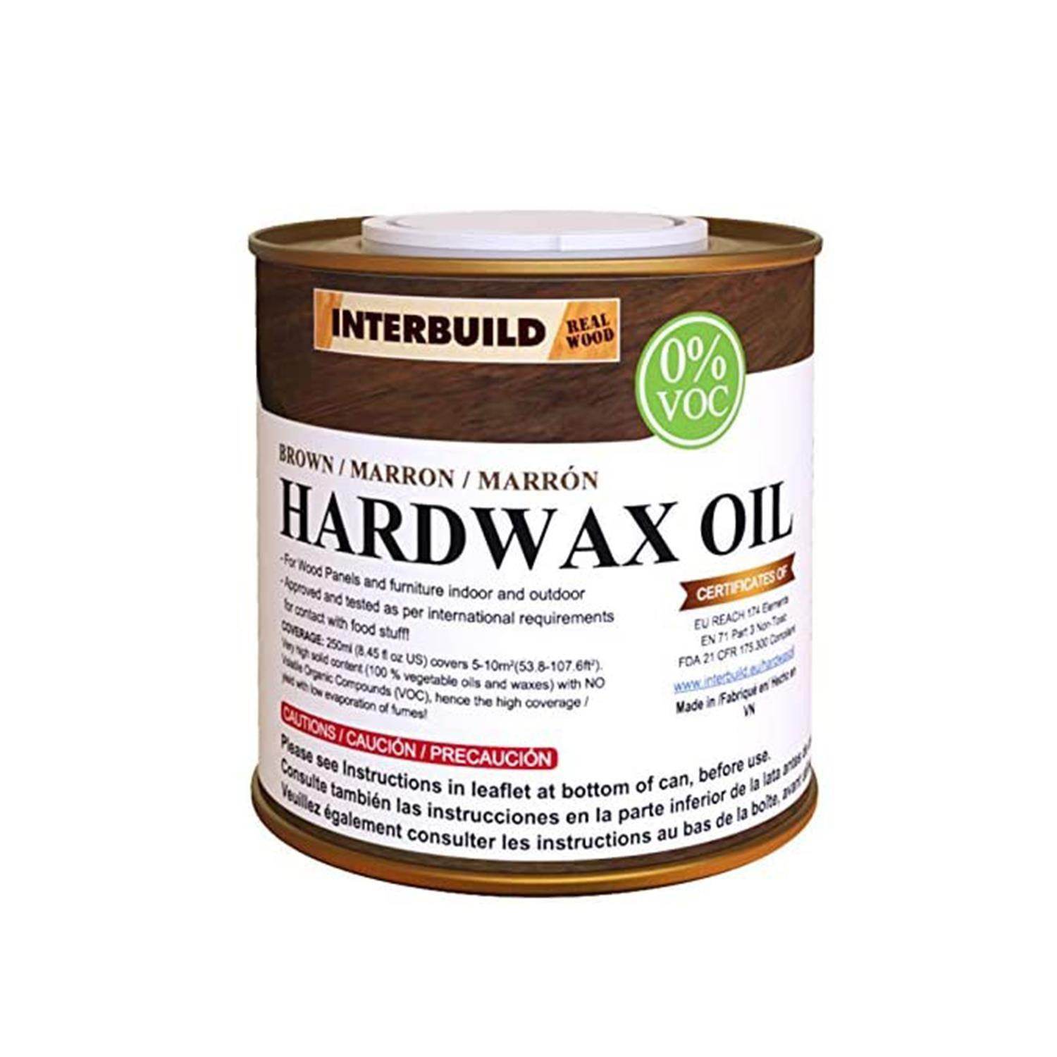 ReHome Interbuild Hardwax Oil (0%) VOC 250 ml Mobilya ve Ahşap Tezgah Yağı