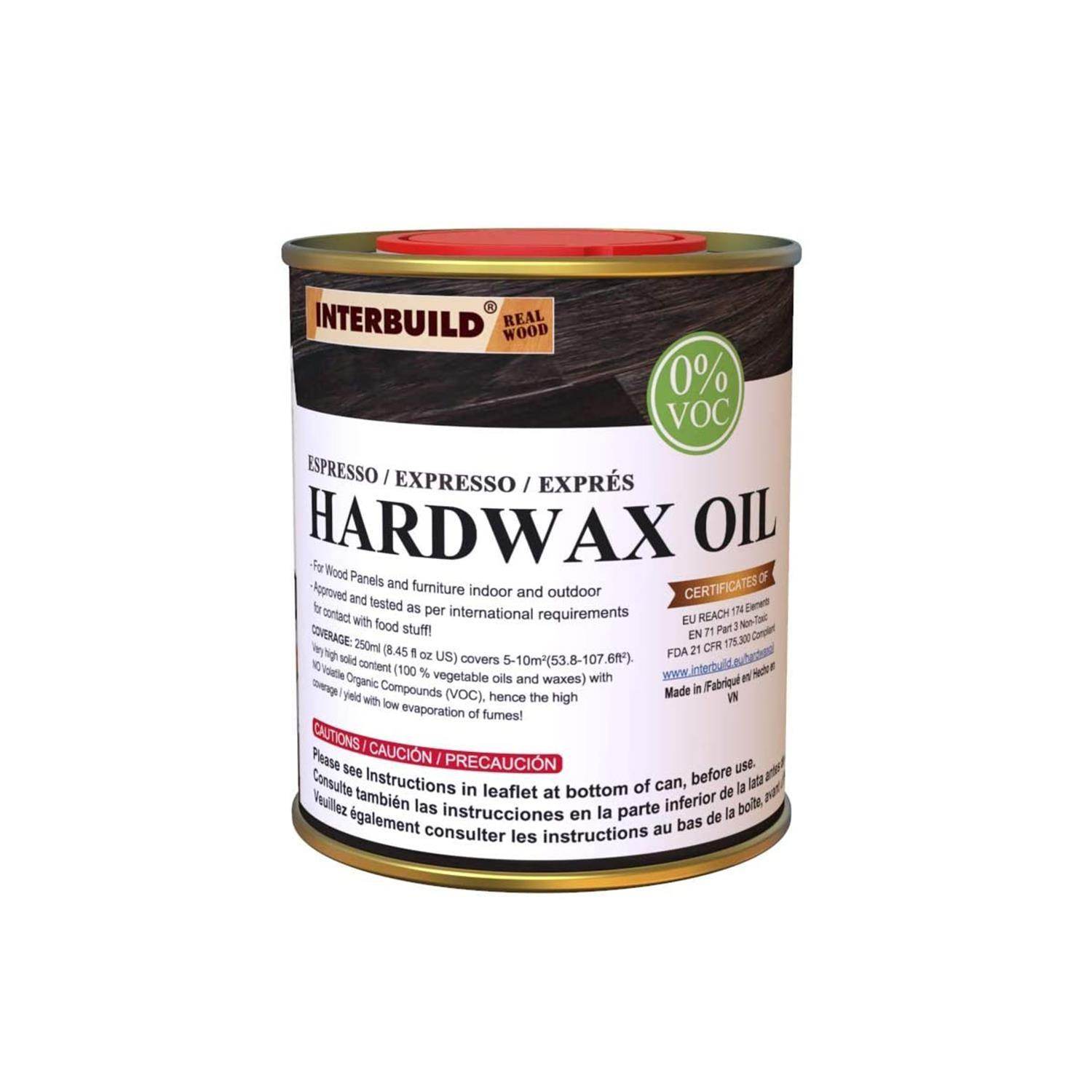 ReHome Interbuild Hardwax Oil (0%) VOC 250 ml Mobilya ve Ahşap Tezgah Yağı