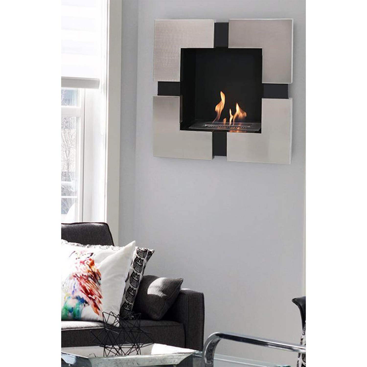 Korflame Bern Bacasız Şömine | Duvar Tipi | Dumansız | Rehome