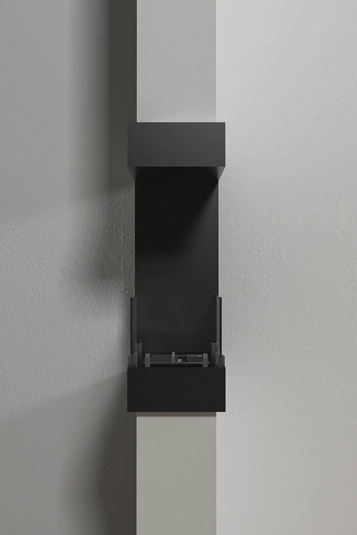 Korflame Epi Small Bacasız Şömine | Duvar Tipi | Dumansız | Rehome