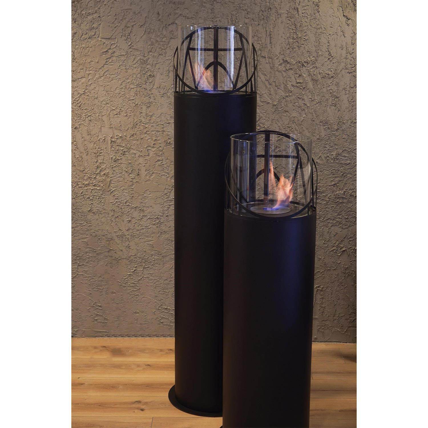 Korflame Guard 160cm Bacasız Şömine | Taşınabilir Şömine | Dumansız