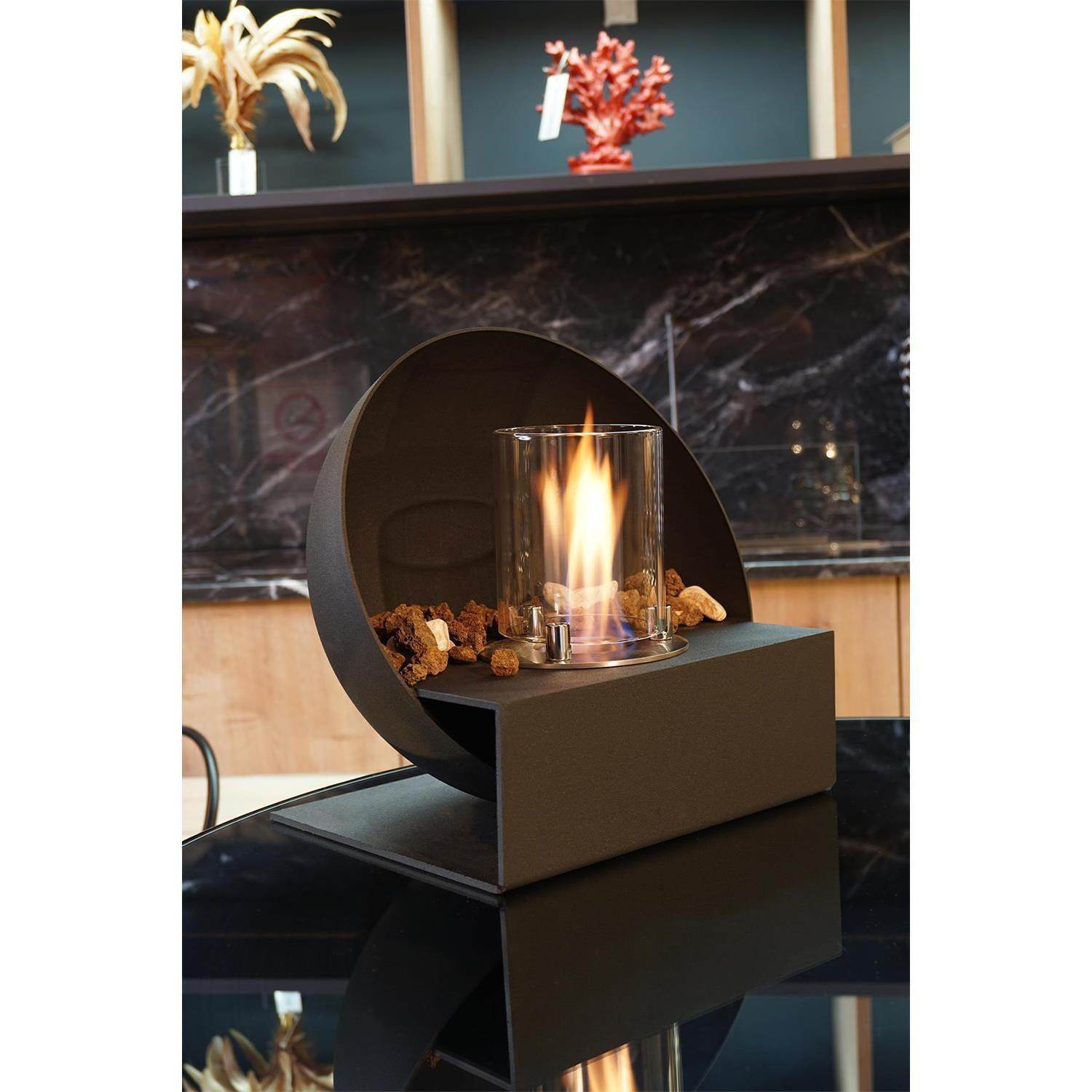 Korflame Metto Masaüstü Şömine | Taşınabilir Şömine | Rehome