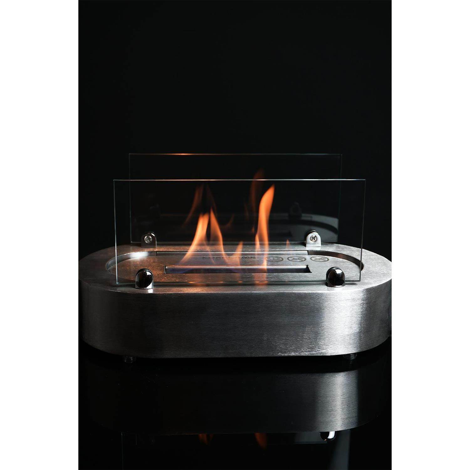 Korflame Notte Masa Üstü Şömine | Masa Tipi Şömine | Dumansız | Rehome