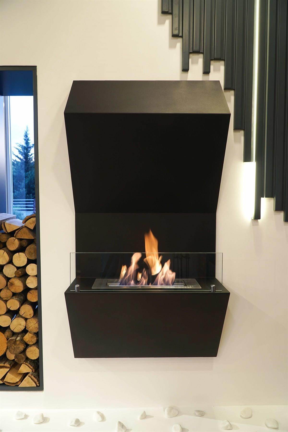 Korflame Prism Bacasız Şömine | Dumansız | Rehome