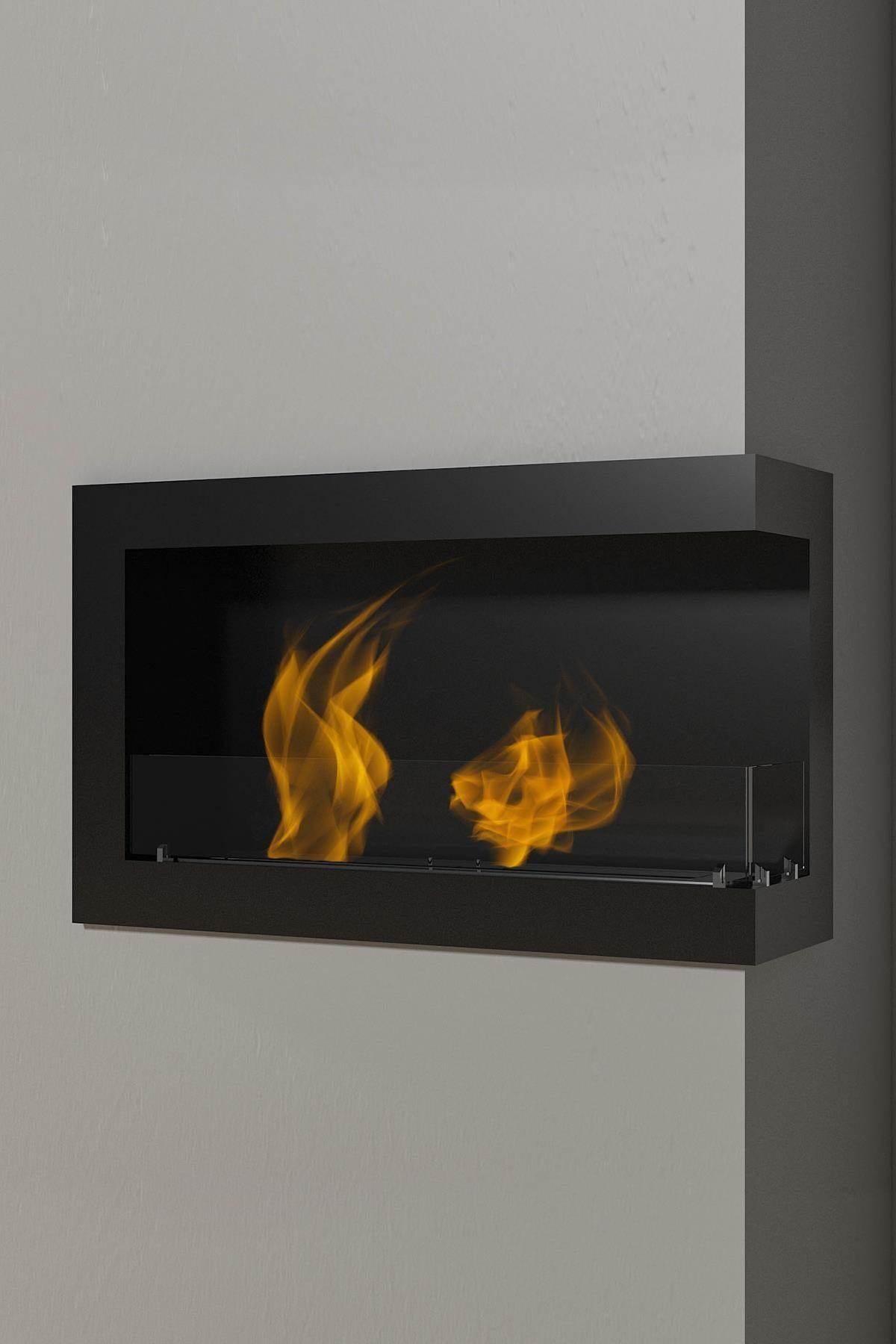 ReHome Korflame Sağ Açık Large Bacasız Şömine