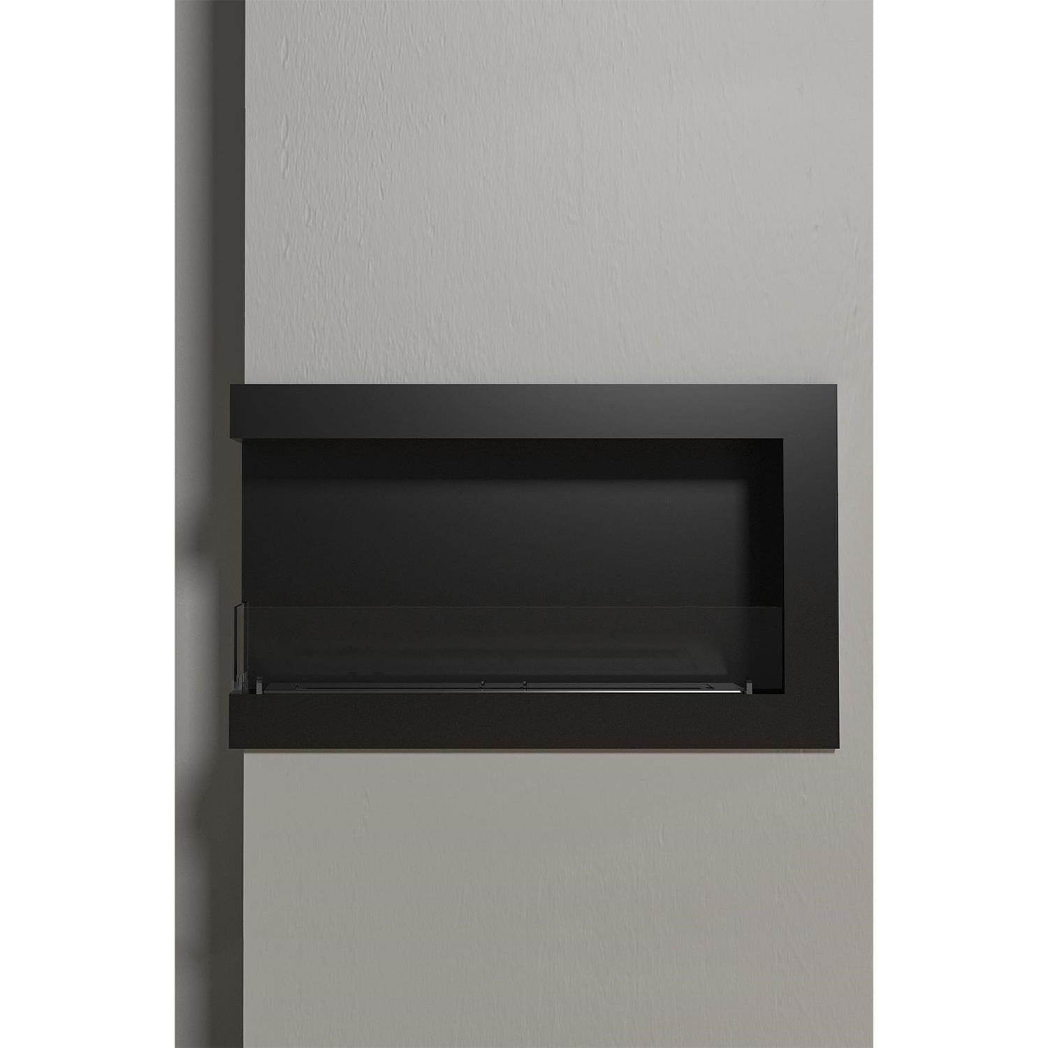 Korflame Sol Açık Large Bacasız Şömine | Duvar Tipi | Dumansız