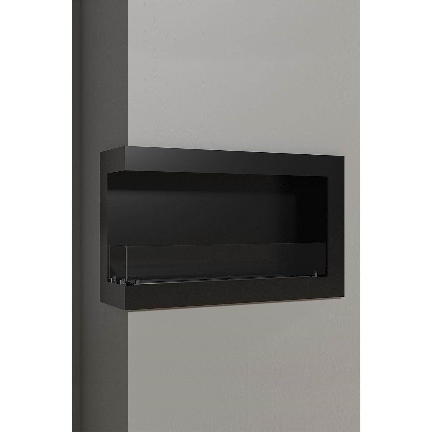 Korflame Sol Açık Large Bacasız Şömine | Duvar Tipi | Dumansız