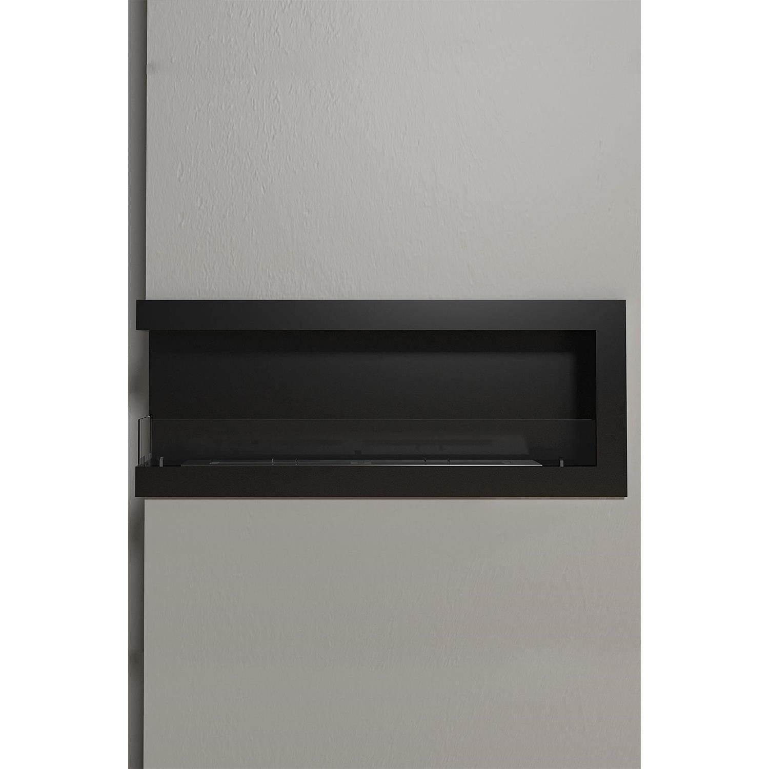 Korflame Sol Açık XL Bacasız Şömine | Duvar Tipi | Dumansız | Rehome