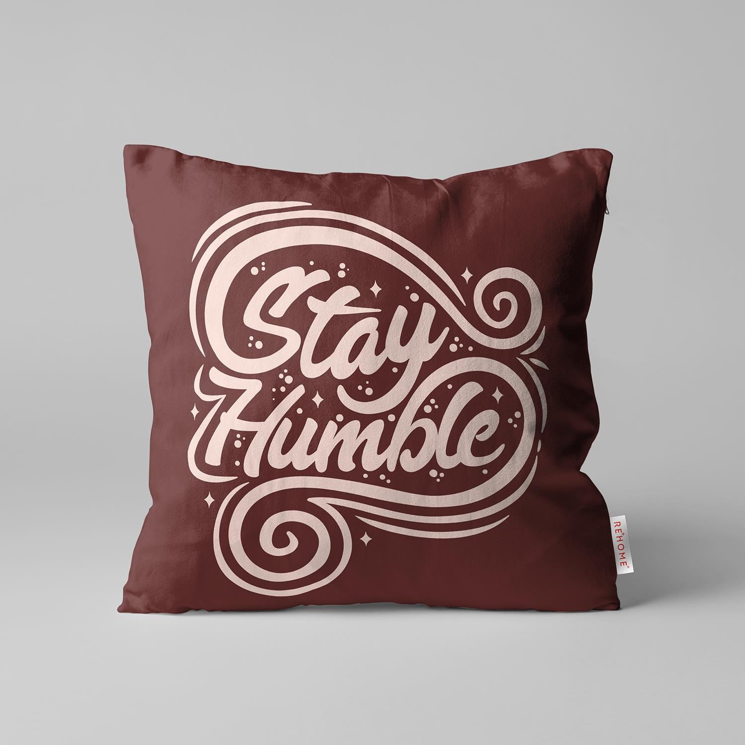 ReHome Stay Humble Dekoratif Kırlent