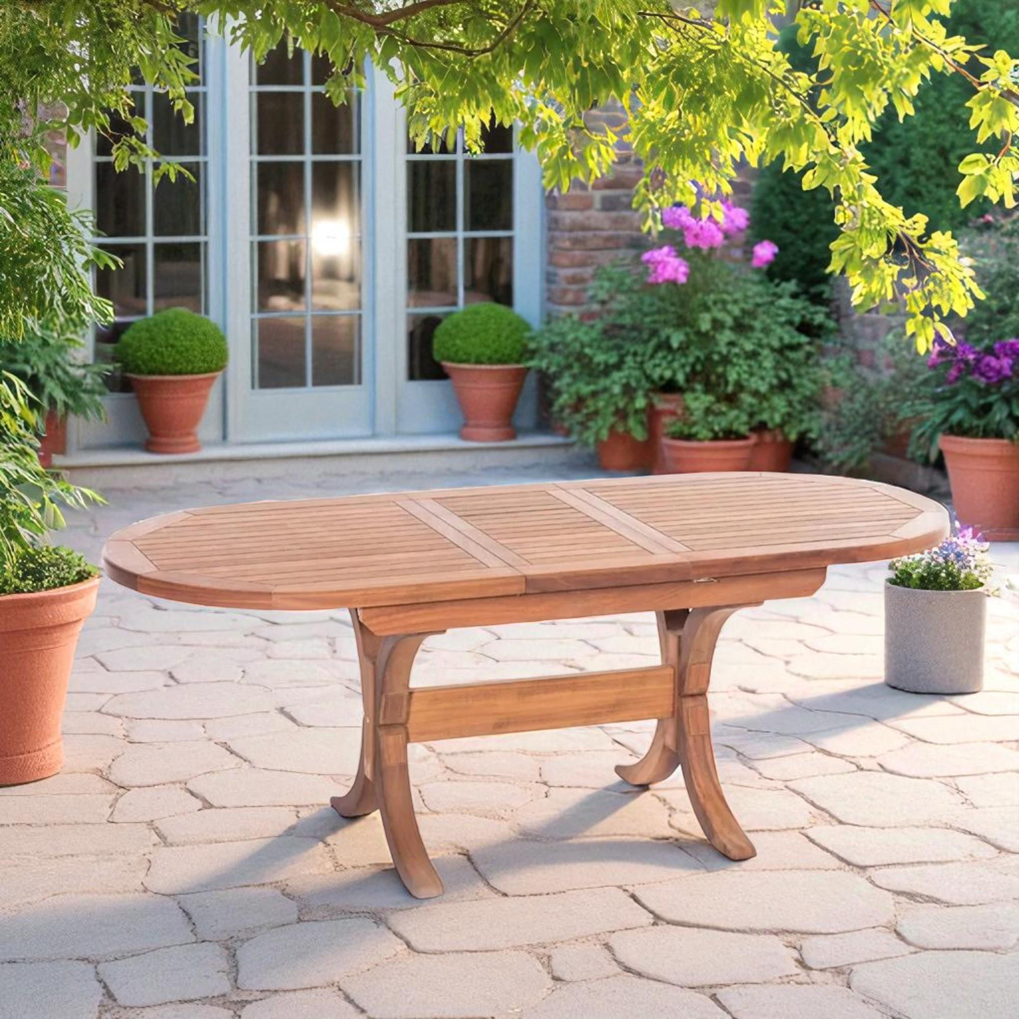 ReHome Lotus 170(+40)x90 cm Açılabilir İroko Masa