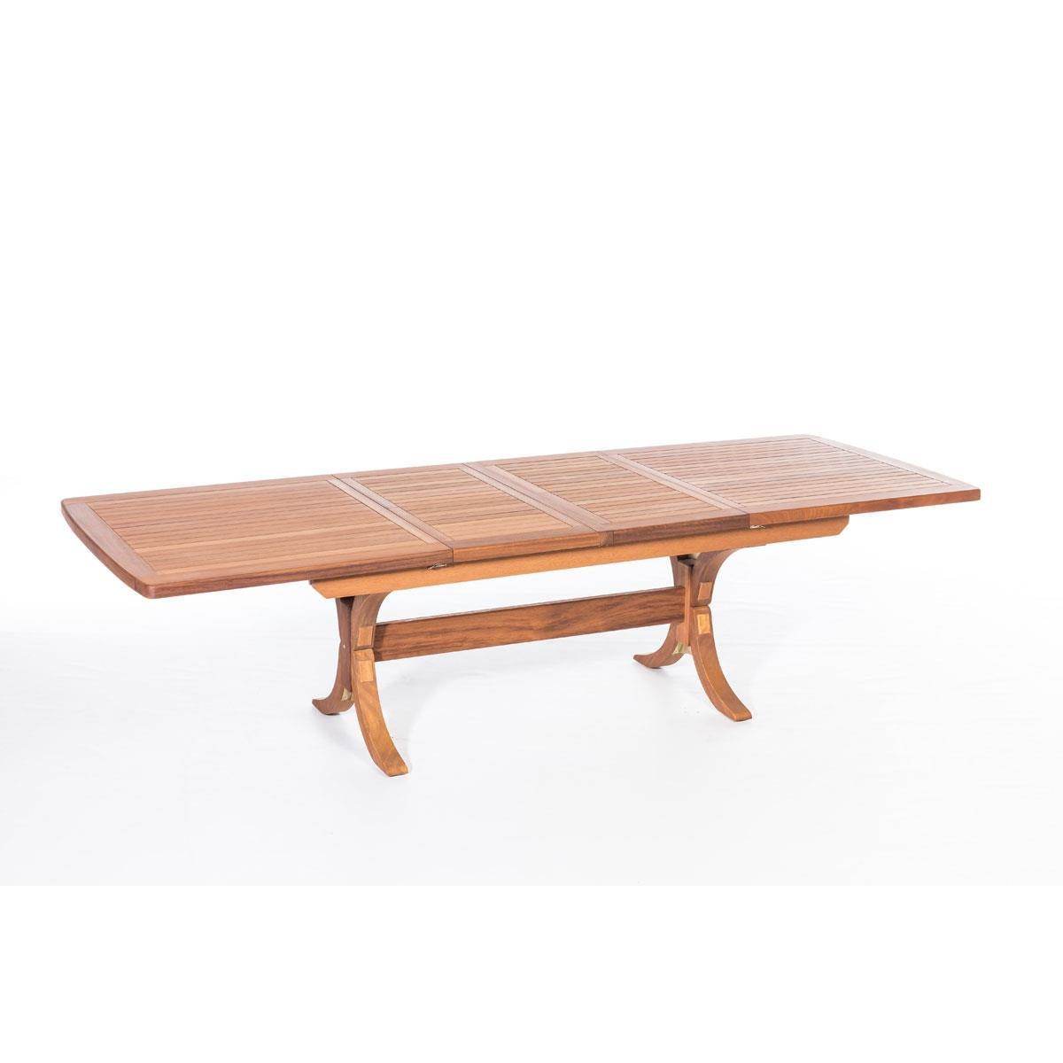 ReHome Lotus 200(+50+50)x110 cm İroko Dikdörtgen Açılabilir Masa