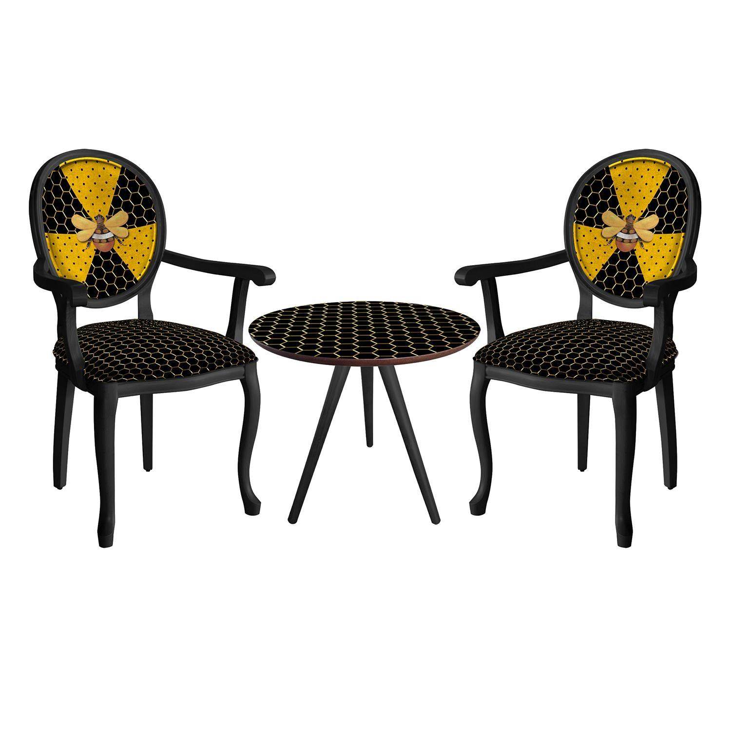 ReHome Madam Koltuk Çay Seti Oturma Takımı | Sehpalı Berjer Takımı