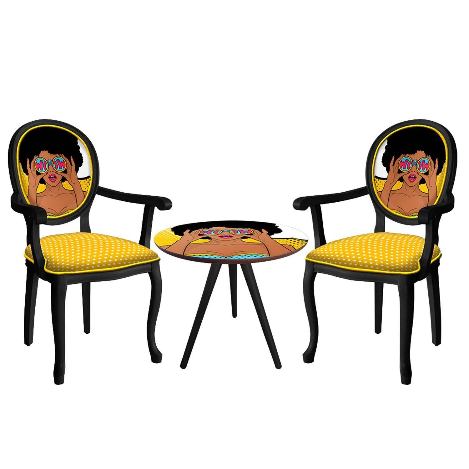 ReHome Madam Koltuk Çay Seti Oturma Takımı | Sehpalı Berjer Takımı