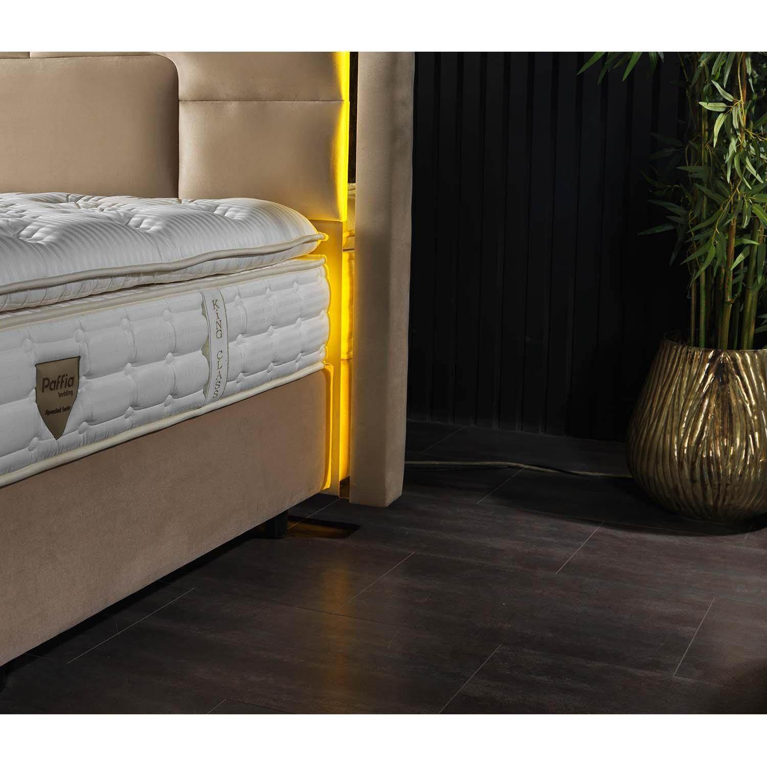 ReHome Madrid Set Çift Kişilik Baza Başlık Yatak Seti