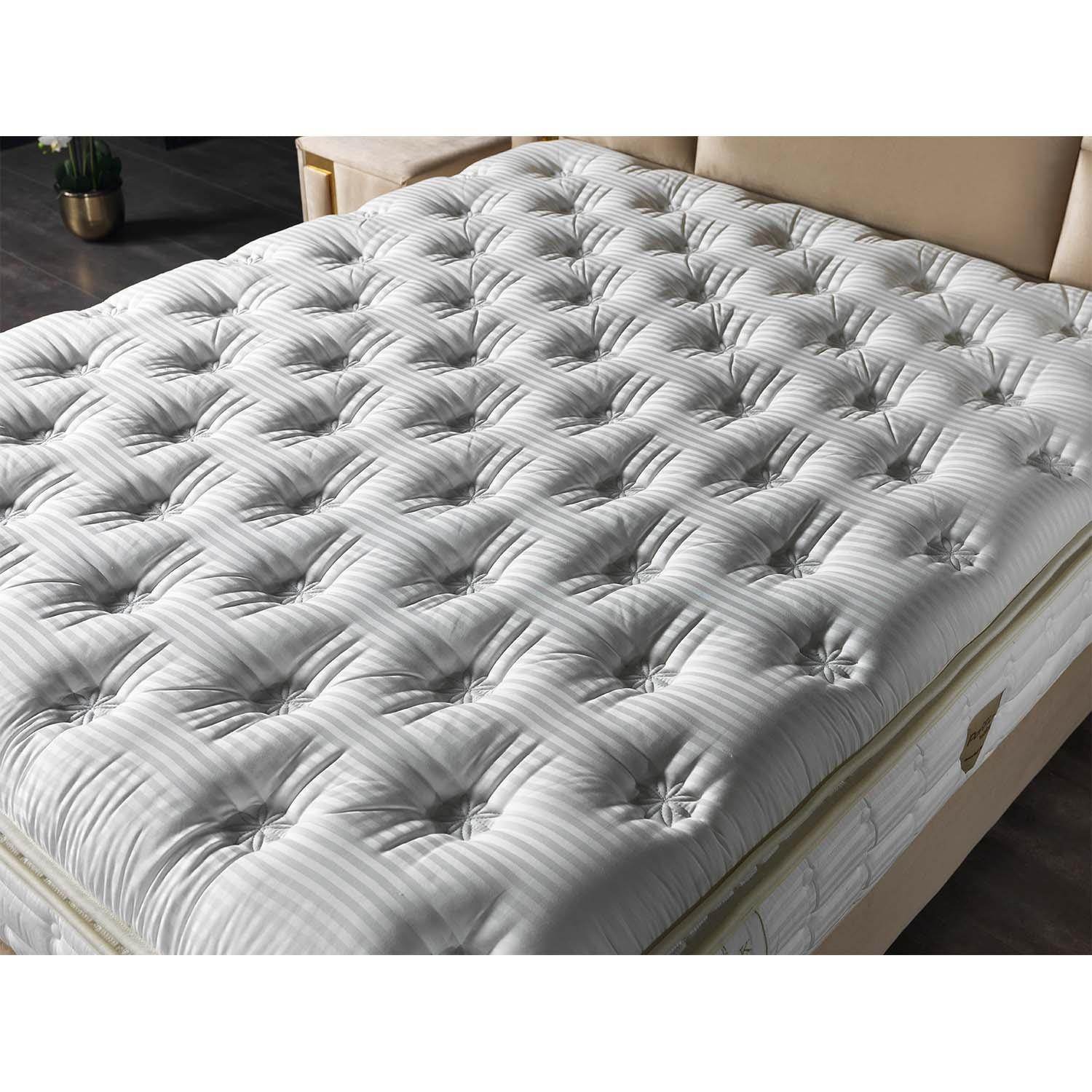 ReHome Madrid Set Çift Kişilik Baza Başlık Yatak Seti