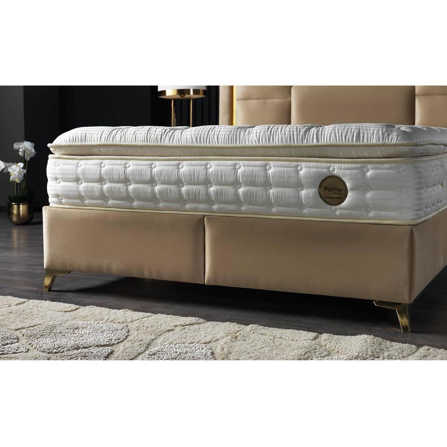 ReHome Madrid Set Çift Kişilik Baza Başlık Yatak Seti