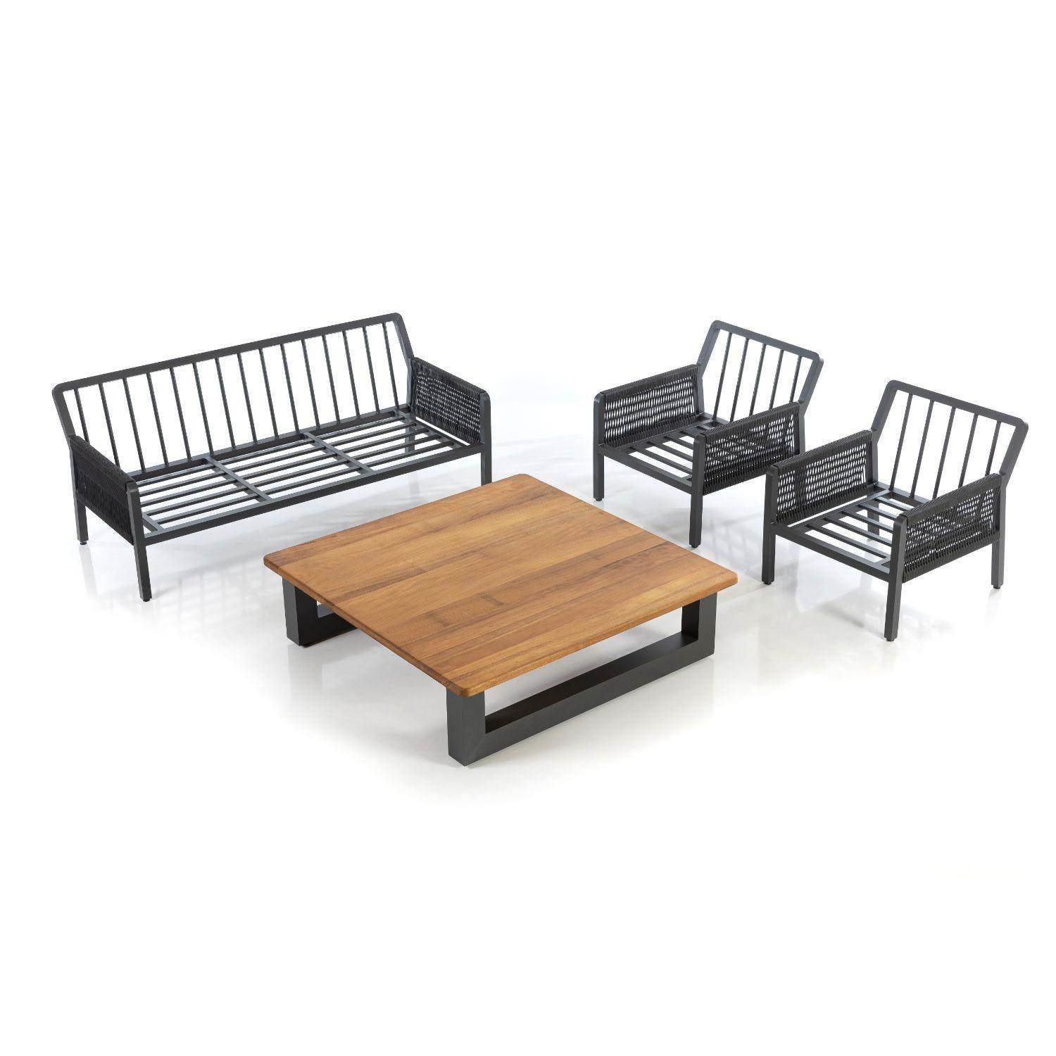 Makro Bahçe Oturma Grubu | 3+1+1 | Rehome