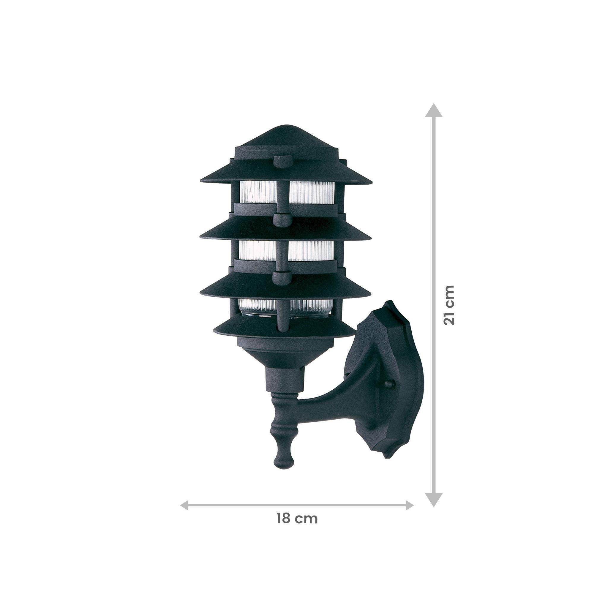 Bahçe Aydınlatma Apliği | Aydınlatma Lambası | Siyah | Rehome