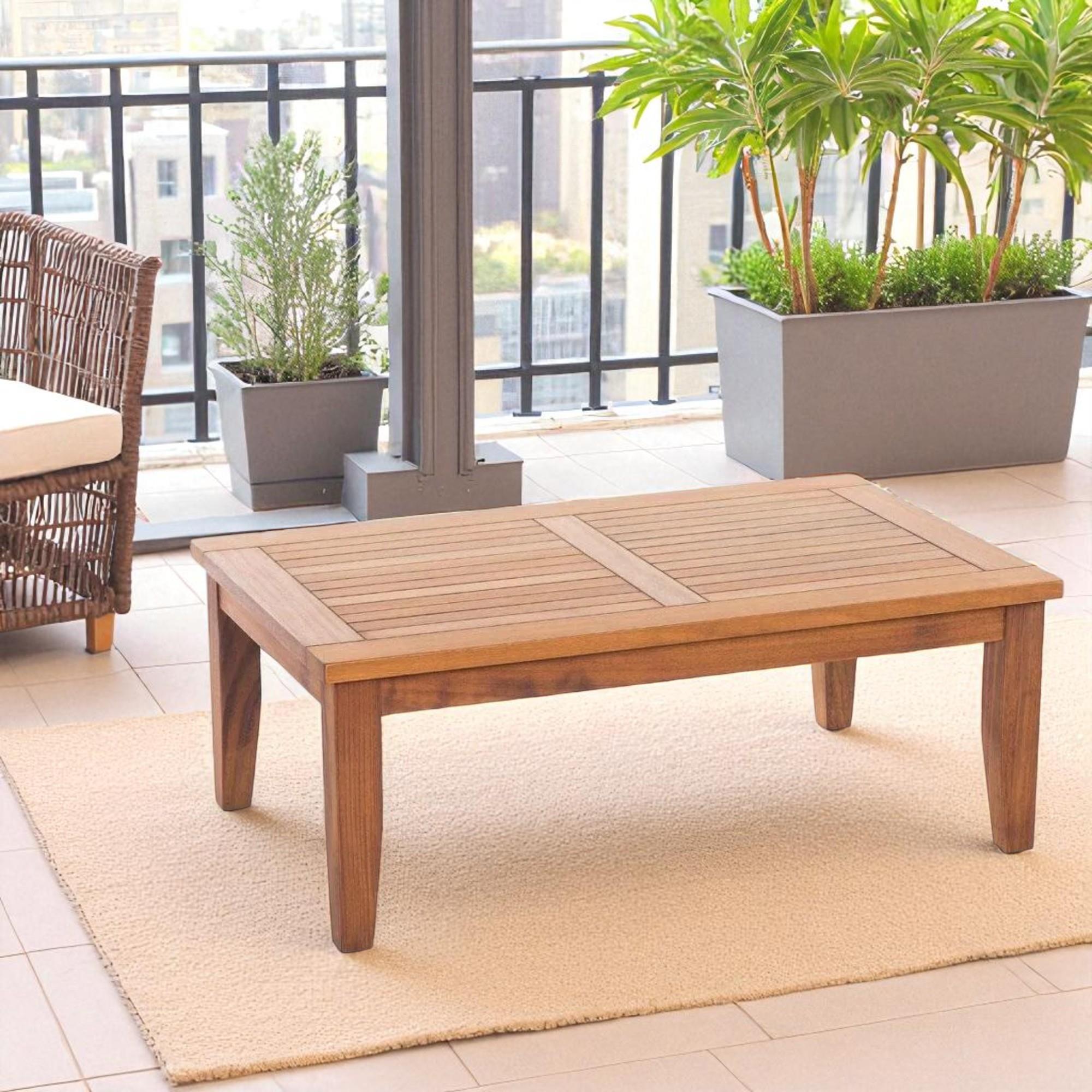 ReHome Nevada OS İroko Bahçe Balkon Masası