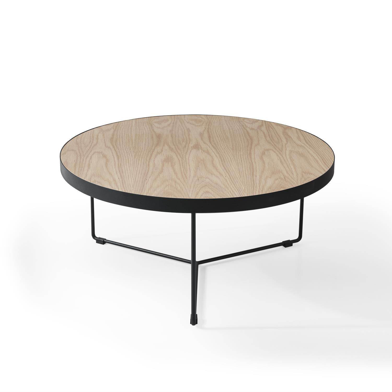 Orta Sehpa No:269 | Yuvarlak Orta Sehpa | MDF | Metal | REHOME