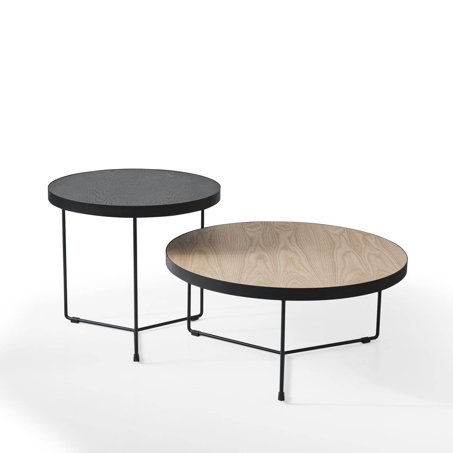 Orta Sehpa No:269 | Yuvarlak Orta Sehpa | MDF | Metal | REHOME