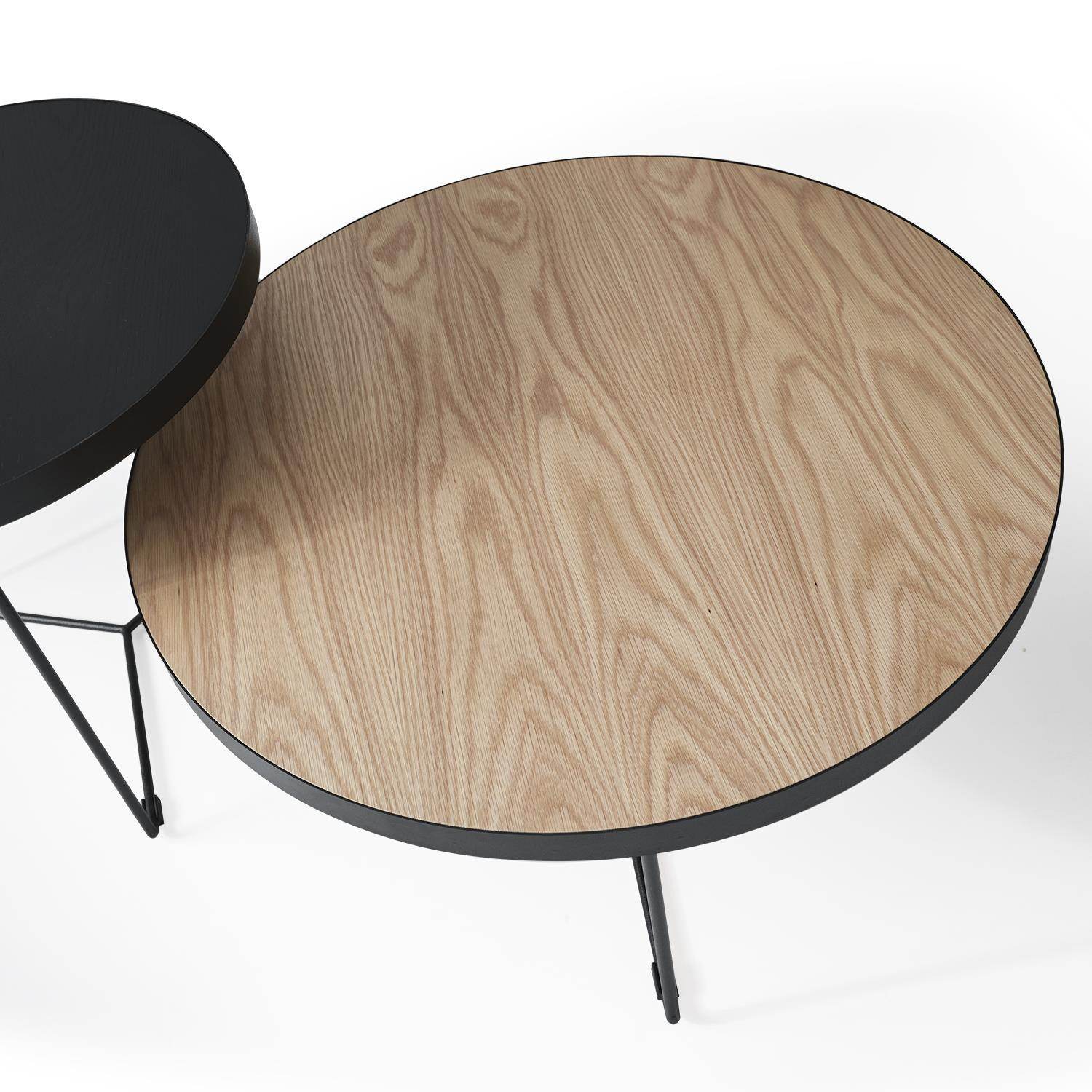 Orta Sehpa No:269 | Yuvarlak Orta Sehpa | MDF | Metal | REHOME