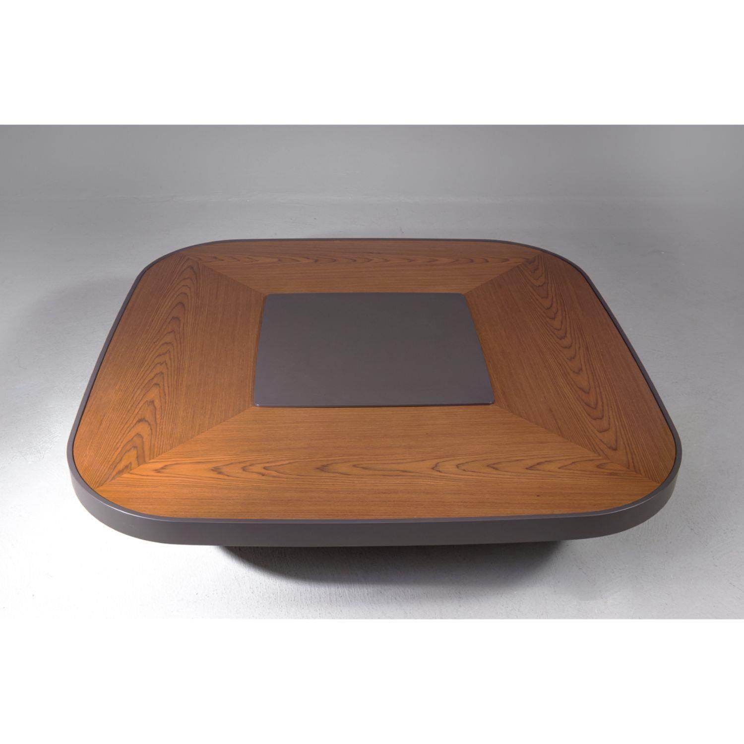 Platinum Orta Kare Sehpa | Salon Sehpa | MDF | Antrasit