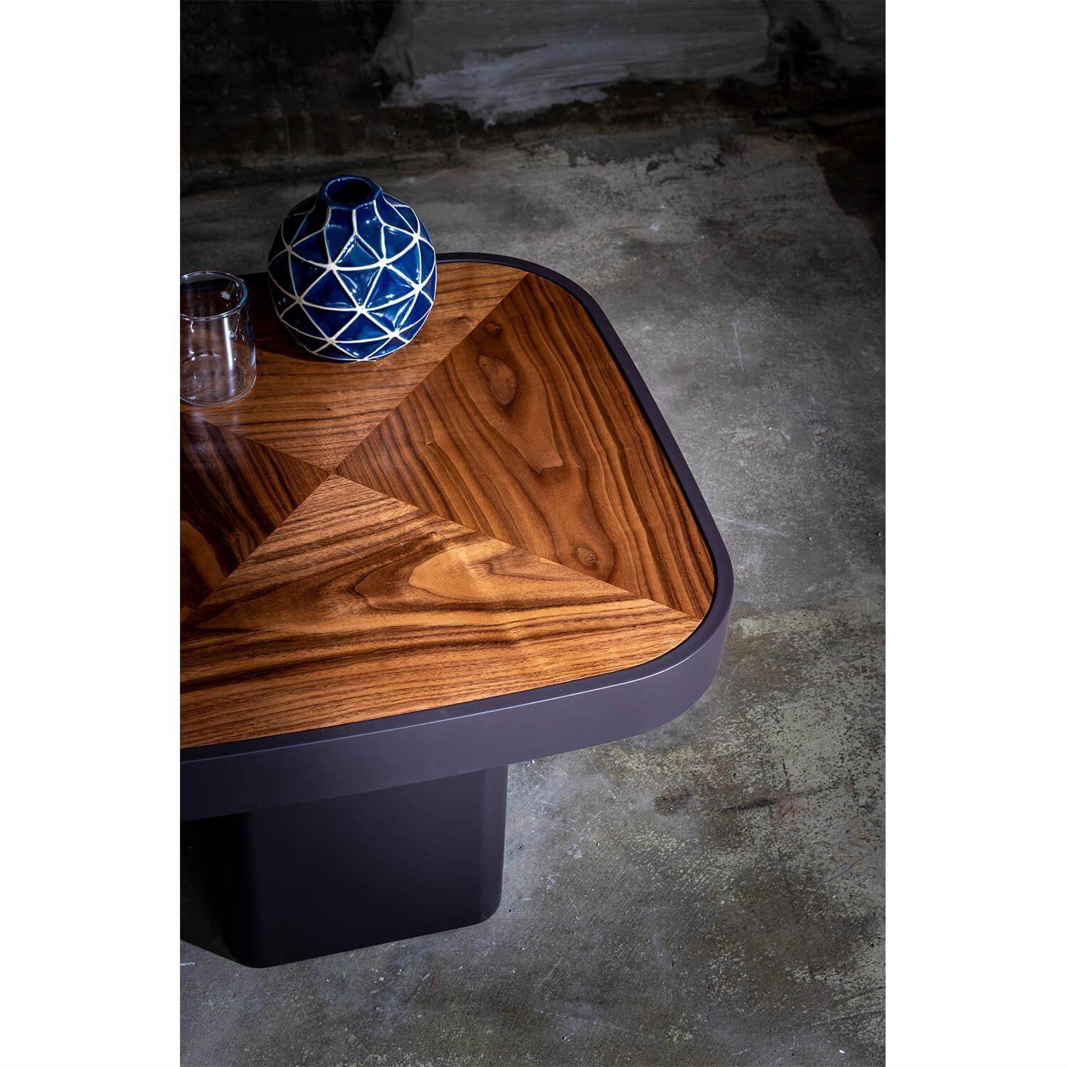 Platinum Yan Sehpa | Servis Sehpası | MDF | Kahverengi