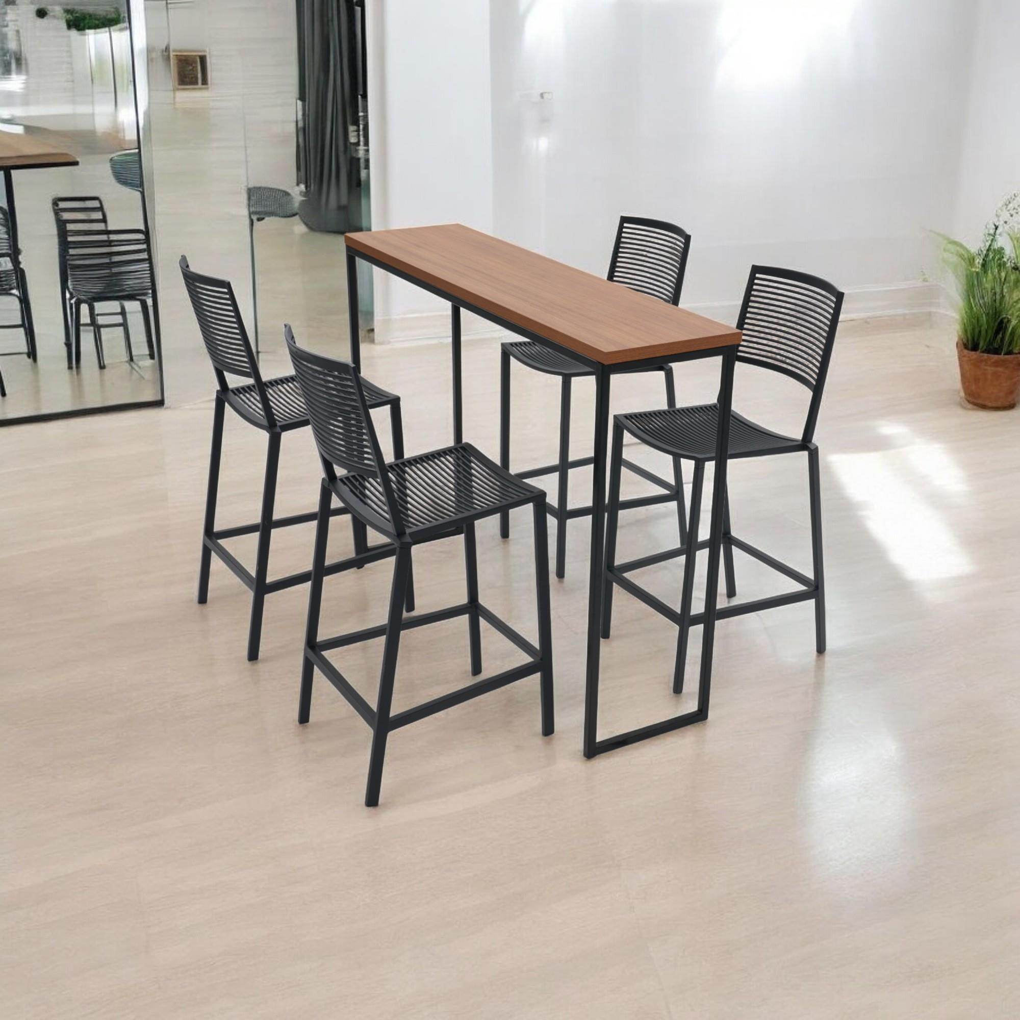 Queen Döküm 4 Kişilik Bar Masa ve Sandalye Takımı | Rehome