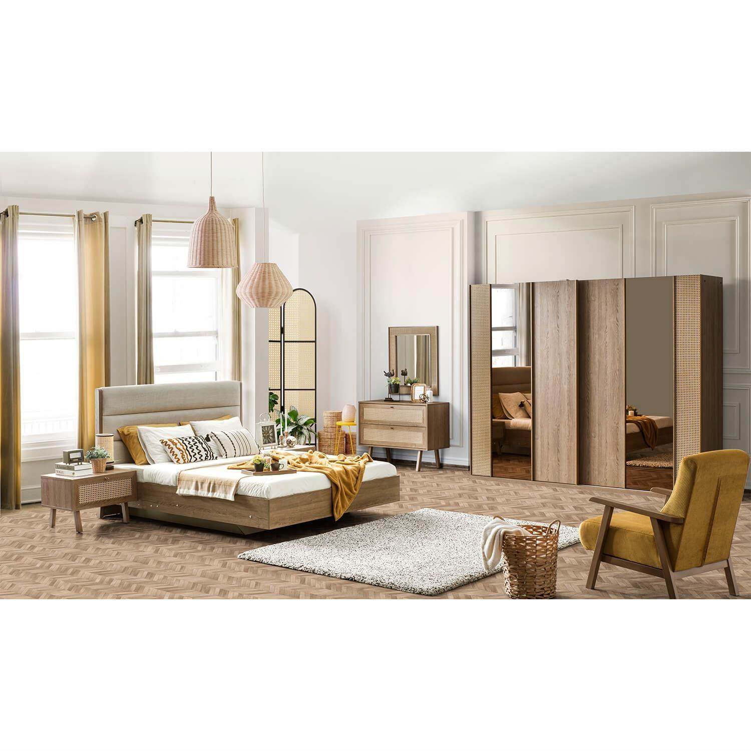 ReHome Rattan Yatak Odası Takımı