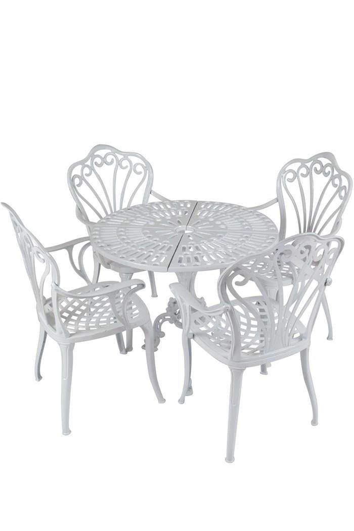 ReHome Reyhan Alüminyum Döküm Masalı Bahçe Takımı