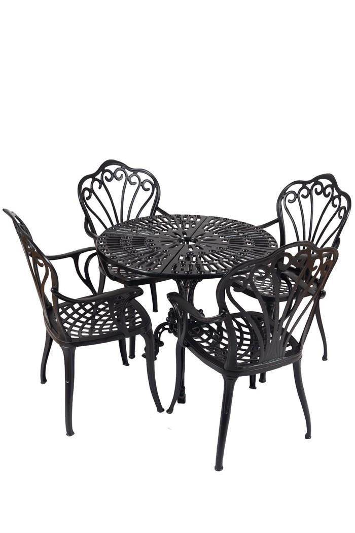 ReHome Reyhan Alüminyum Döküm Masalı Bahçe Takımı