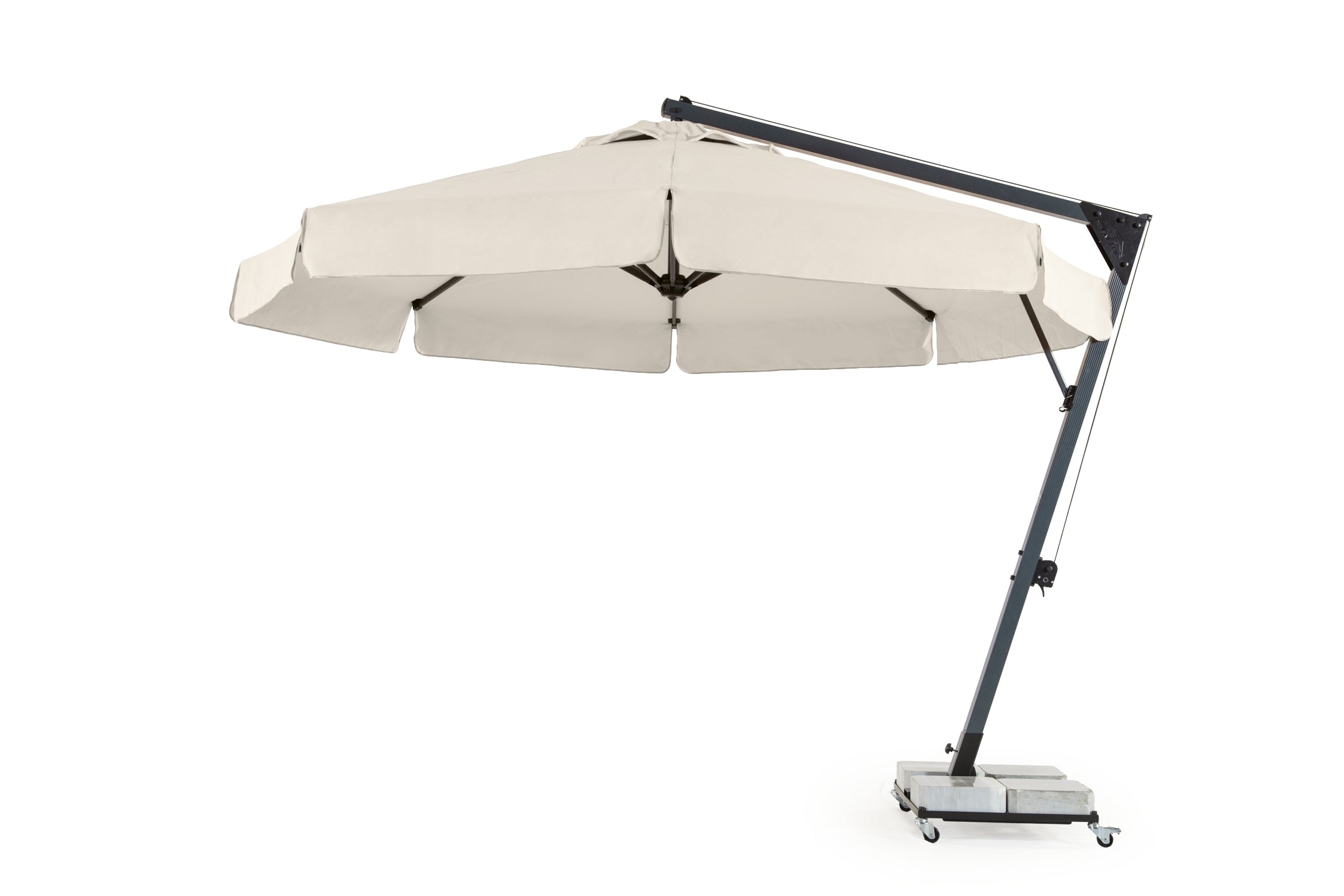 Rehome SE 300/8 Yuvarlak Banana Klasik Şemsiye (Sabit Ayak - Teker)