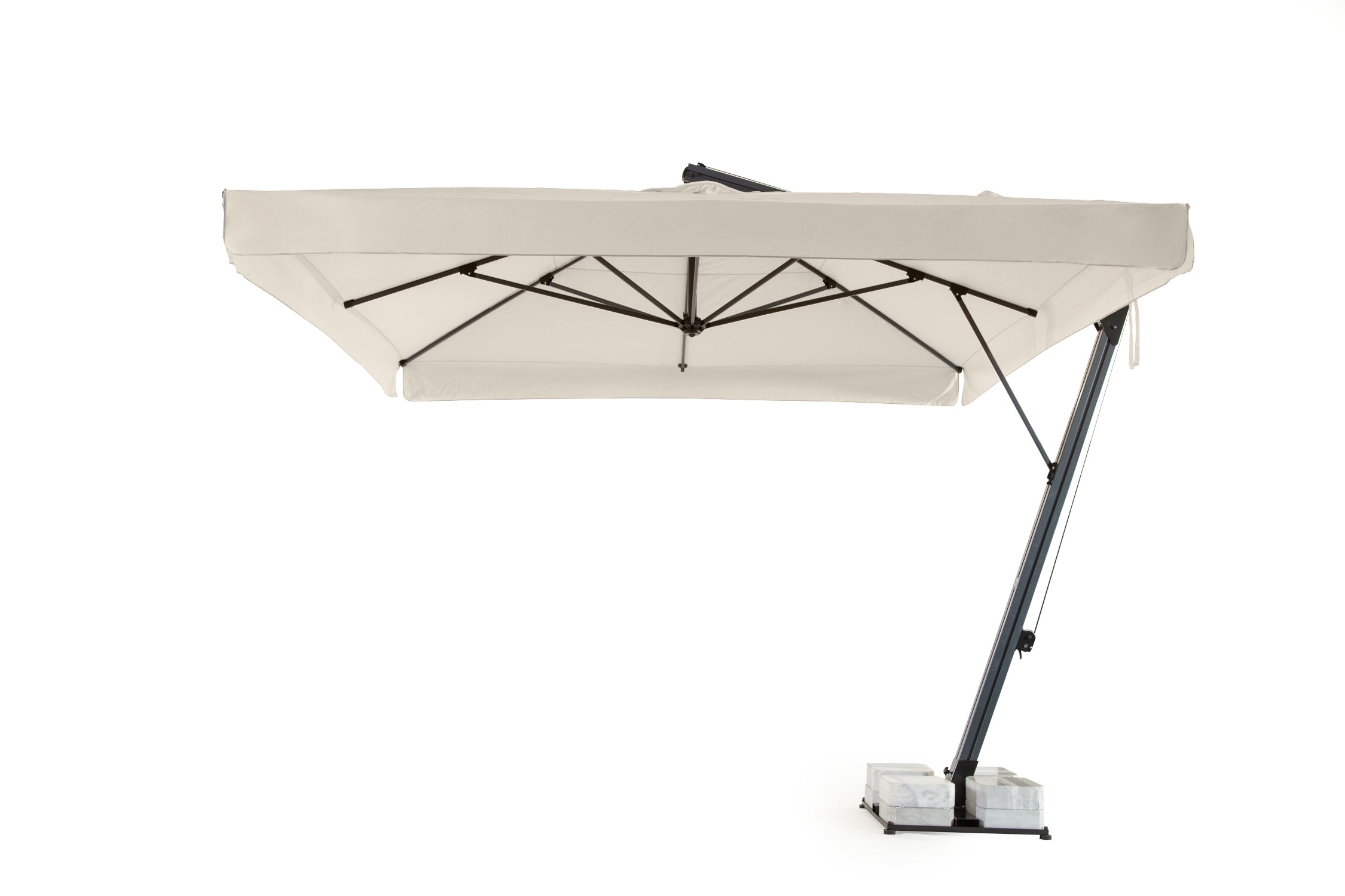 Rehome SE 350x350/8 Kare Banana Klasik Şemsiye (Sabit Ayak - Teker)