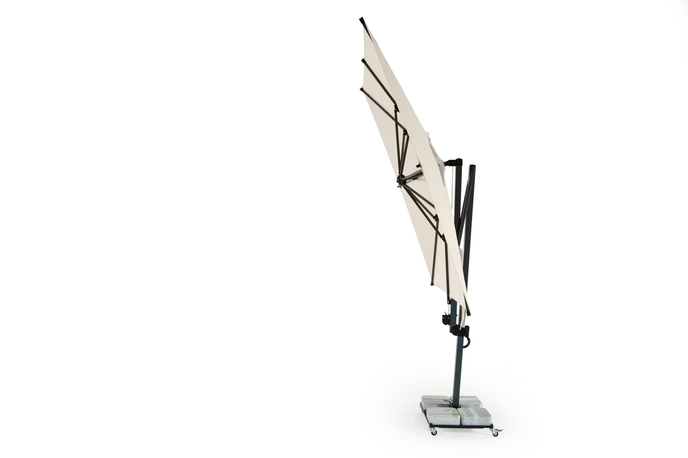 Rehome SE 400x400/8 Kare Banana Plus Şemsiye (Sabit Tekerleksiz Mermer Ayak)